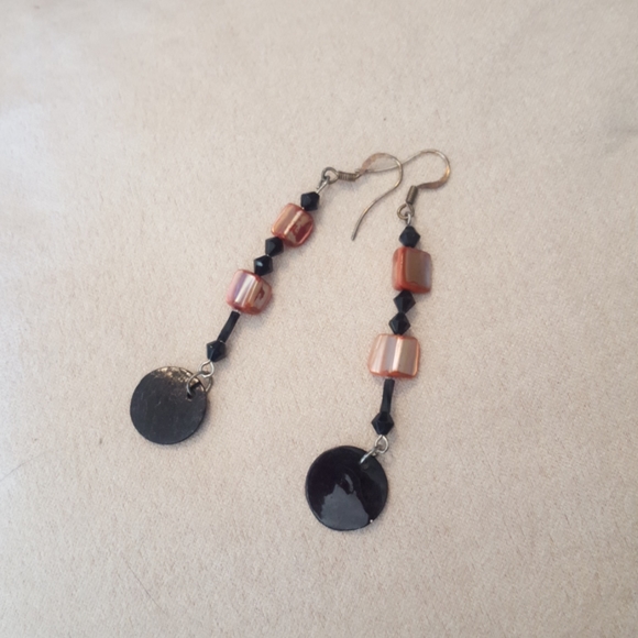 Custom glass bead earrings - Picture 1 of 1